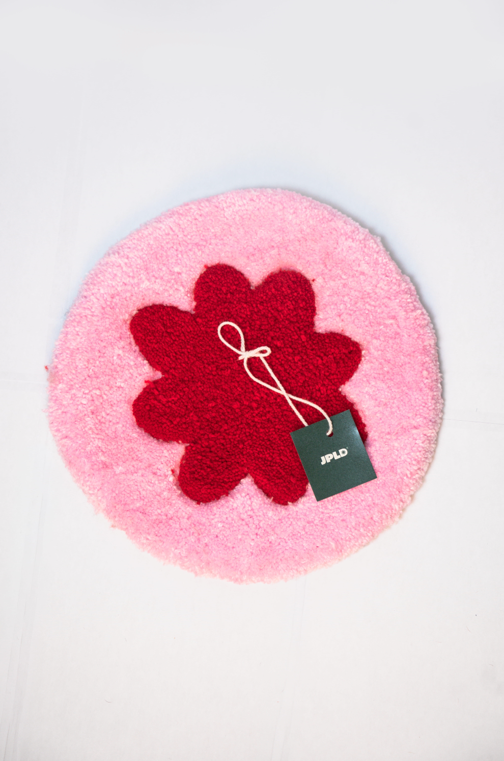 Tapis “Fleurs” Rose — Collection Pop-Up Galerie 2024