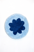 Tapis “Fleurs” Bleu — Collection Pop-Up Galerie 2024
