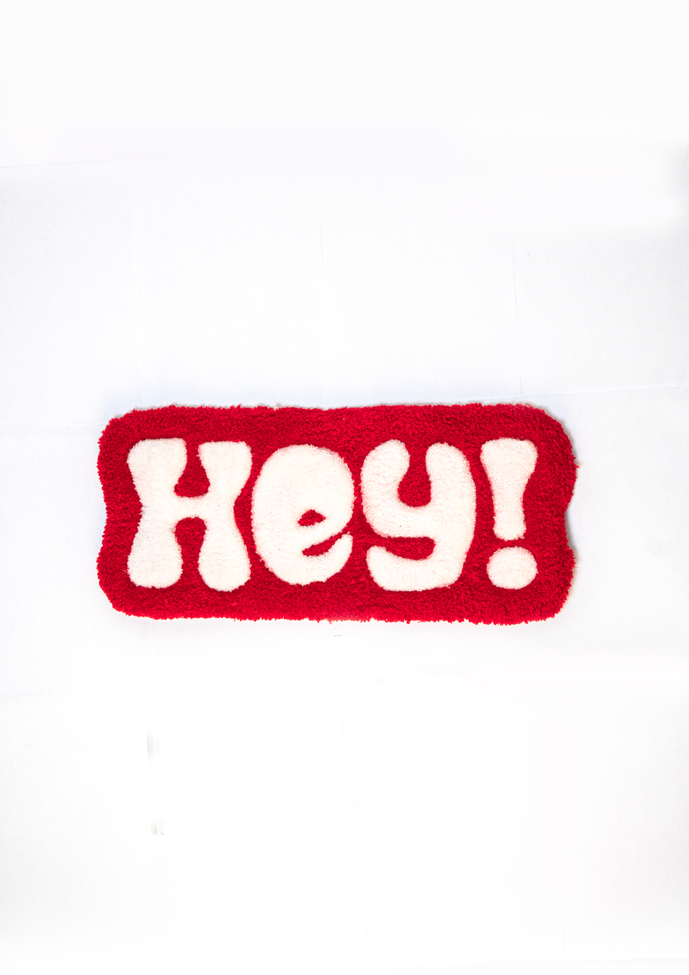 Tapis “Hey” — Collection Pop-Up Galerie 2024