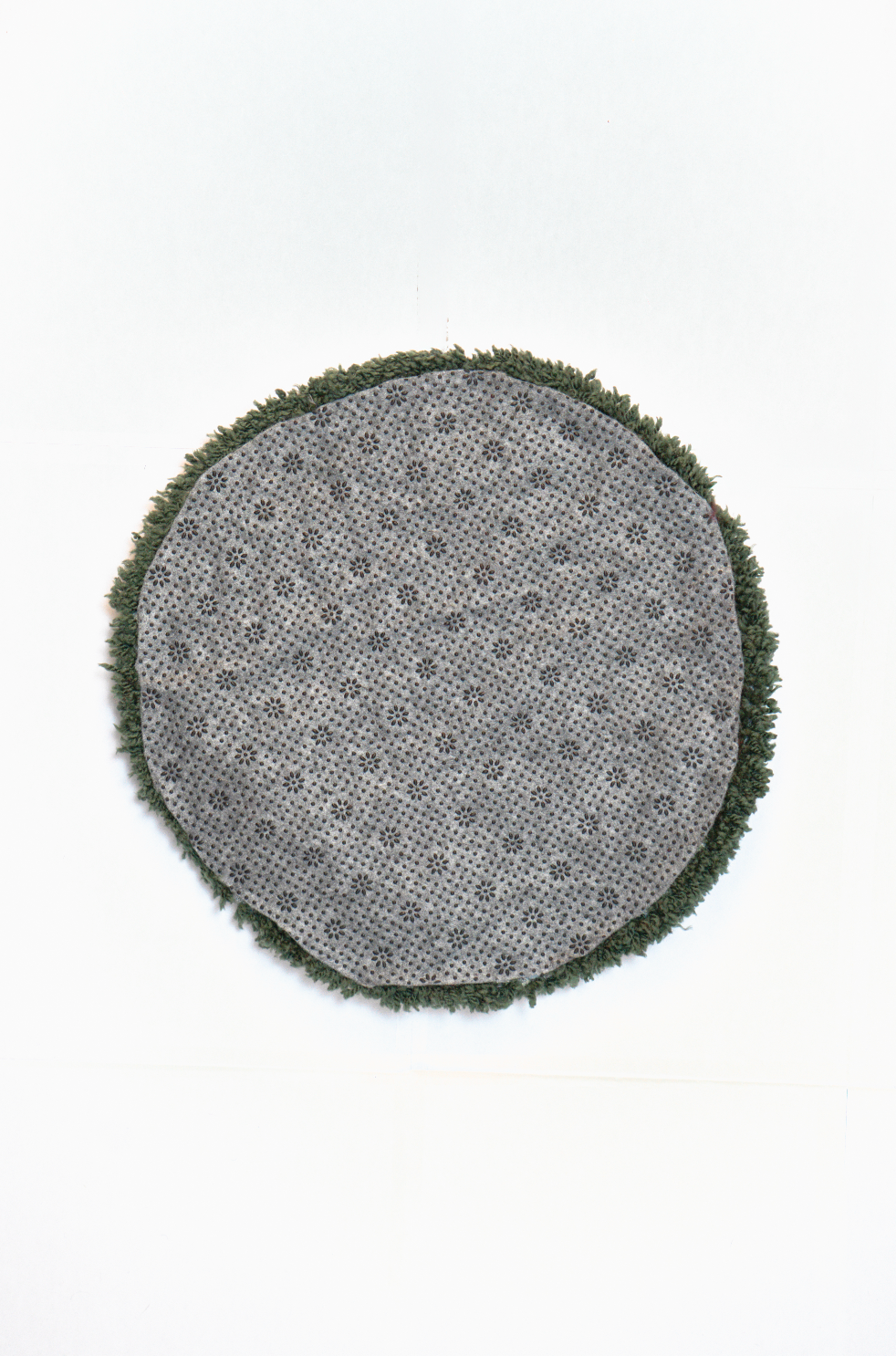 Tapis “Fleurs” Vert — Collection Pop-Up Galerie 2024