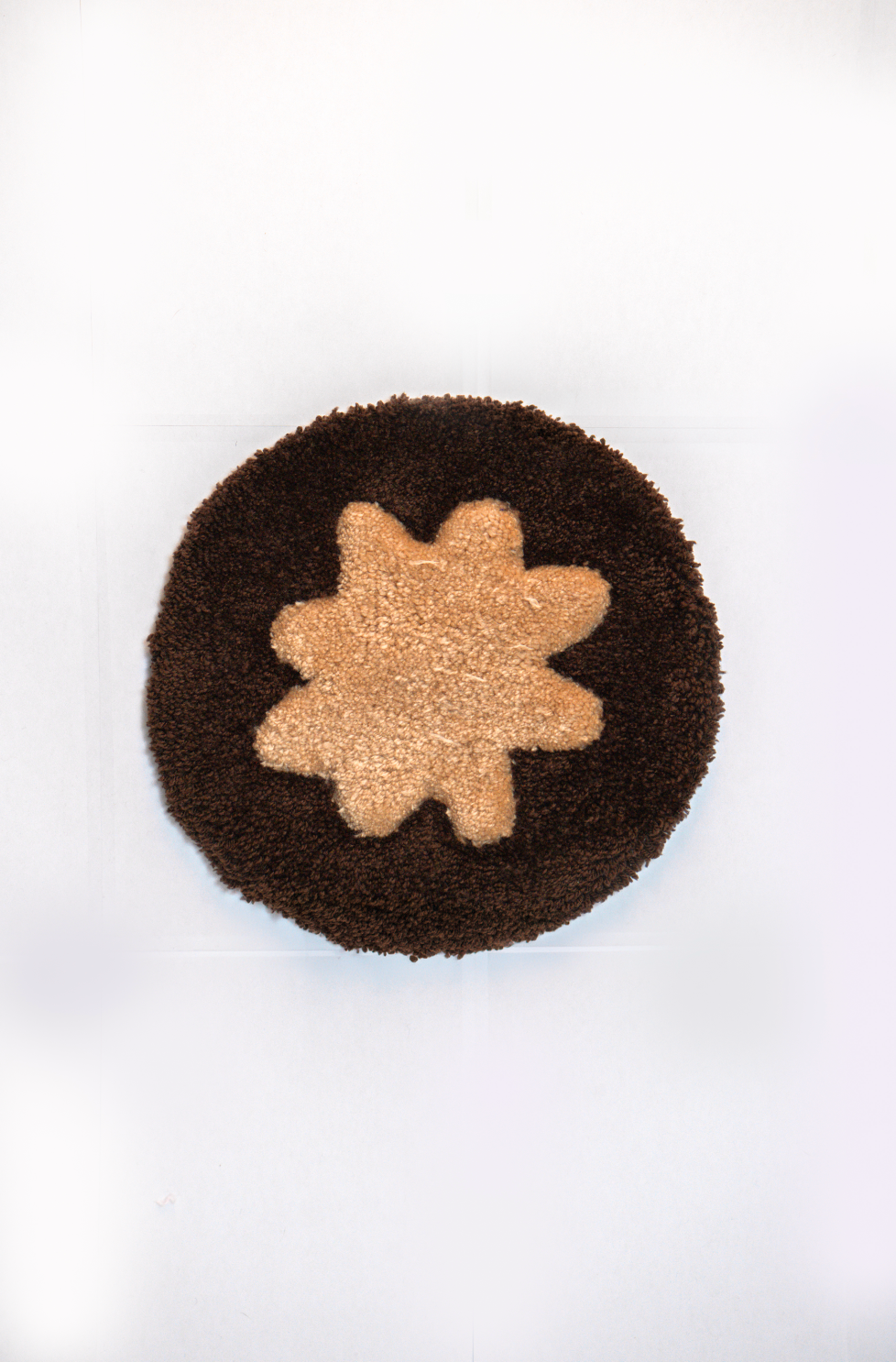 Tapis “Fleur” Marron — Collection Pop-Up Galerie 2024