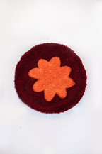 Tapis “Fleur” Orange — Collection Pop-Up Galerie 2024