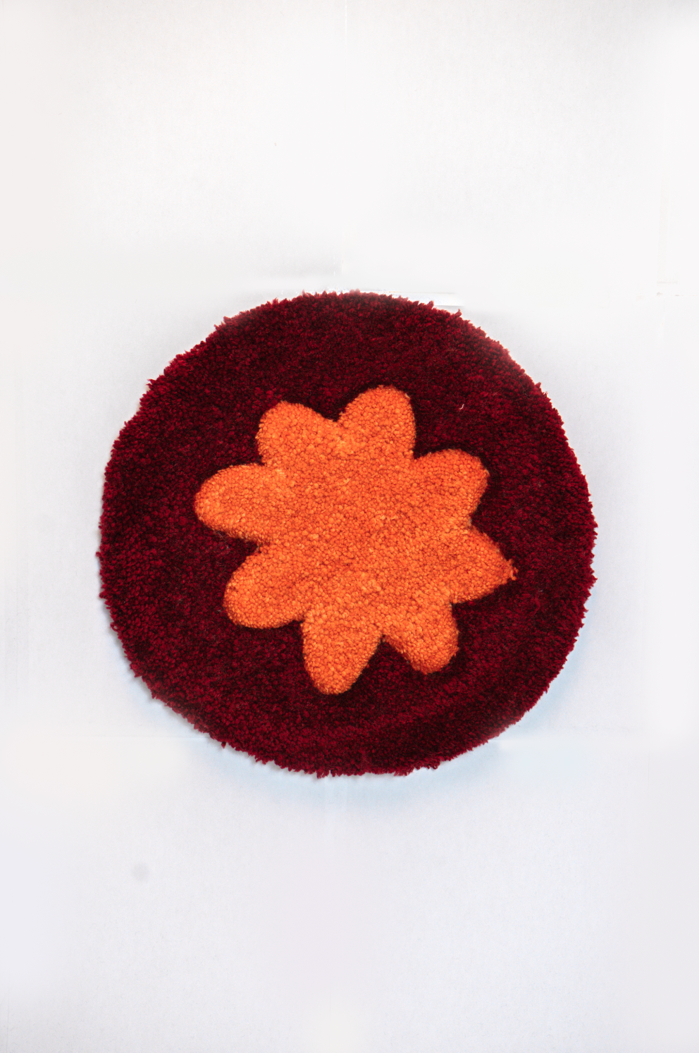 Tapis “Fleur” Orange — Collection Pop-Up Galerie 2024