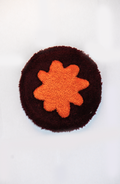 Tapis “Fleur” Orange — Collection Pop-Up Galerie 2024