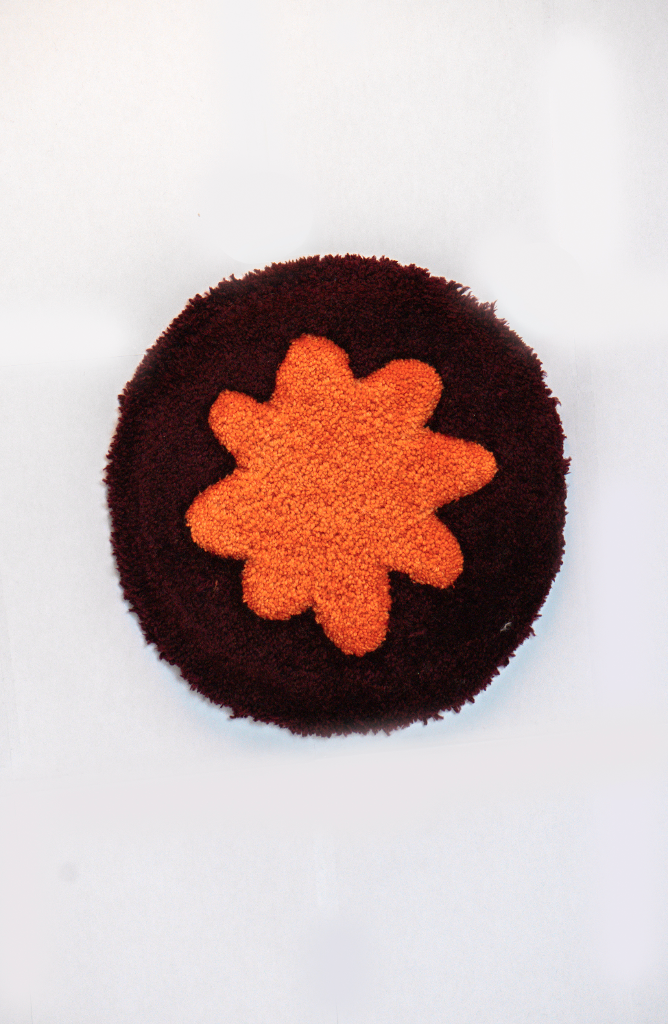 Tapis “Fleur” Orange — Collection Pop-Up Galerie 2024