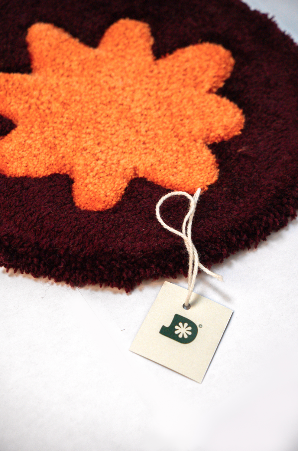 Tapis “Fleur” Orange — Collection Pop-Up Galerie 2024