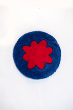 Tapis “Fleur” Bleu — Collection Pop-Up Galerie 2024