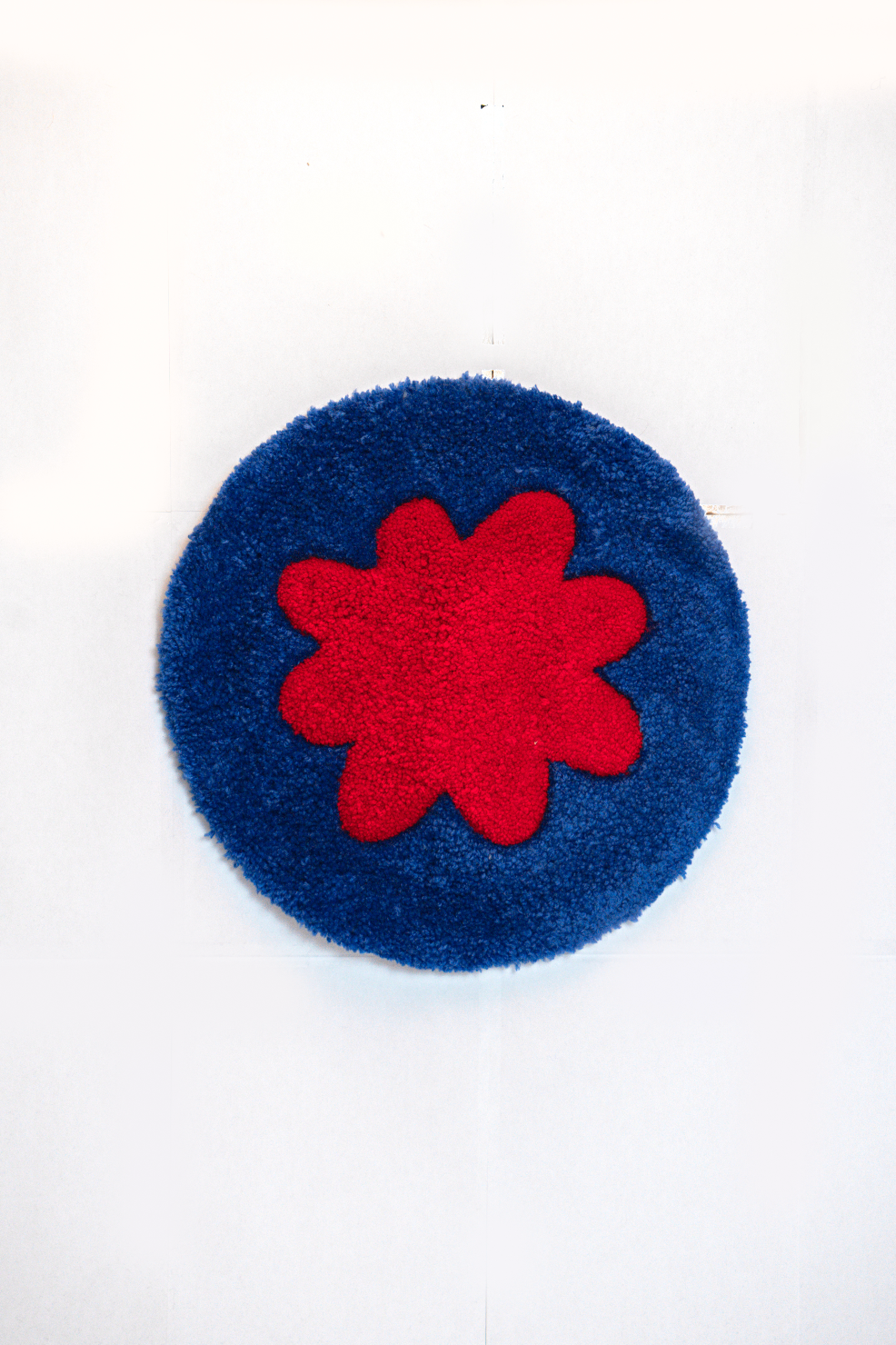 Tapis “Fleur” Bleu — Collection Pop-Up Galerie 2024