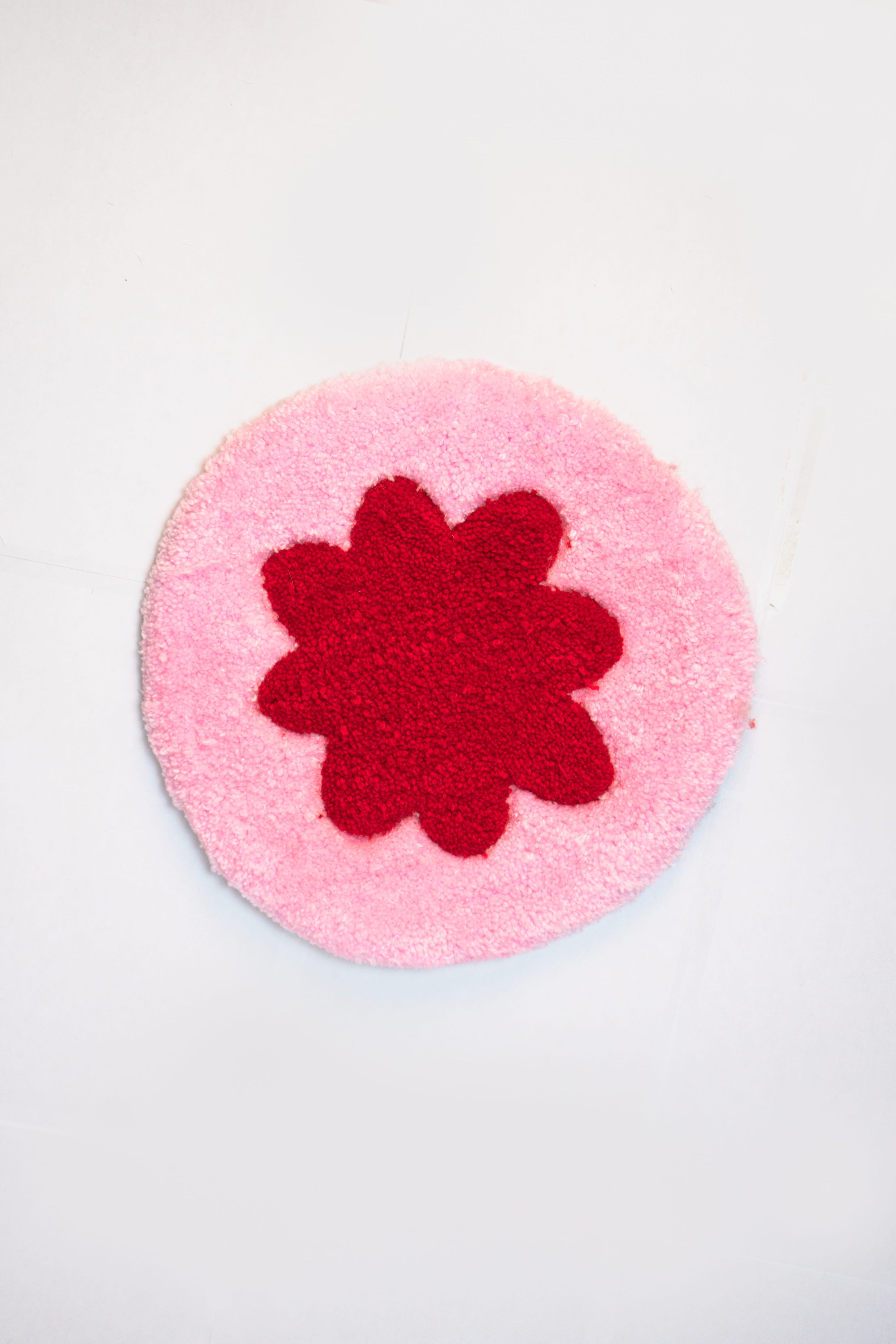 Tapis “Fleurs” Rose — Collection Pop-Up Galerie 2024